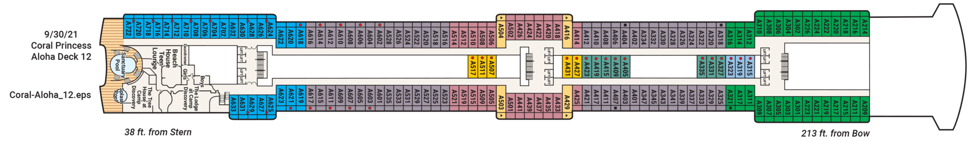 Deck 12 - Aloha plan